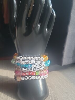 Taylor Swift Bracelets Lot Of 6